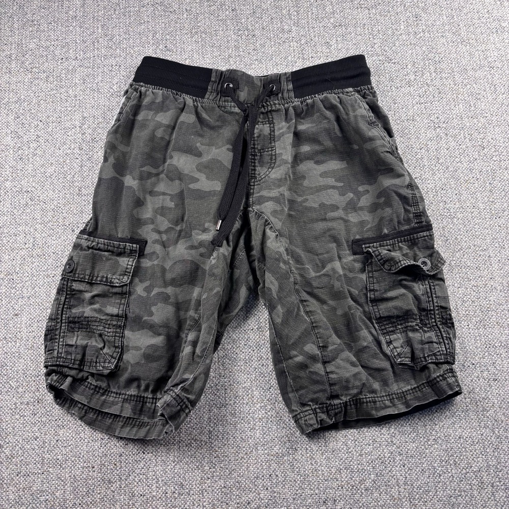 VTG Southpole Shorts Boys Large Camo Military Cargo Y2K Hip Hop Gorpcore